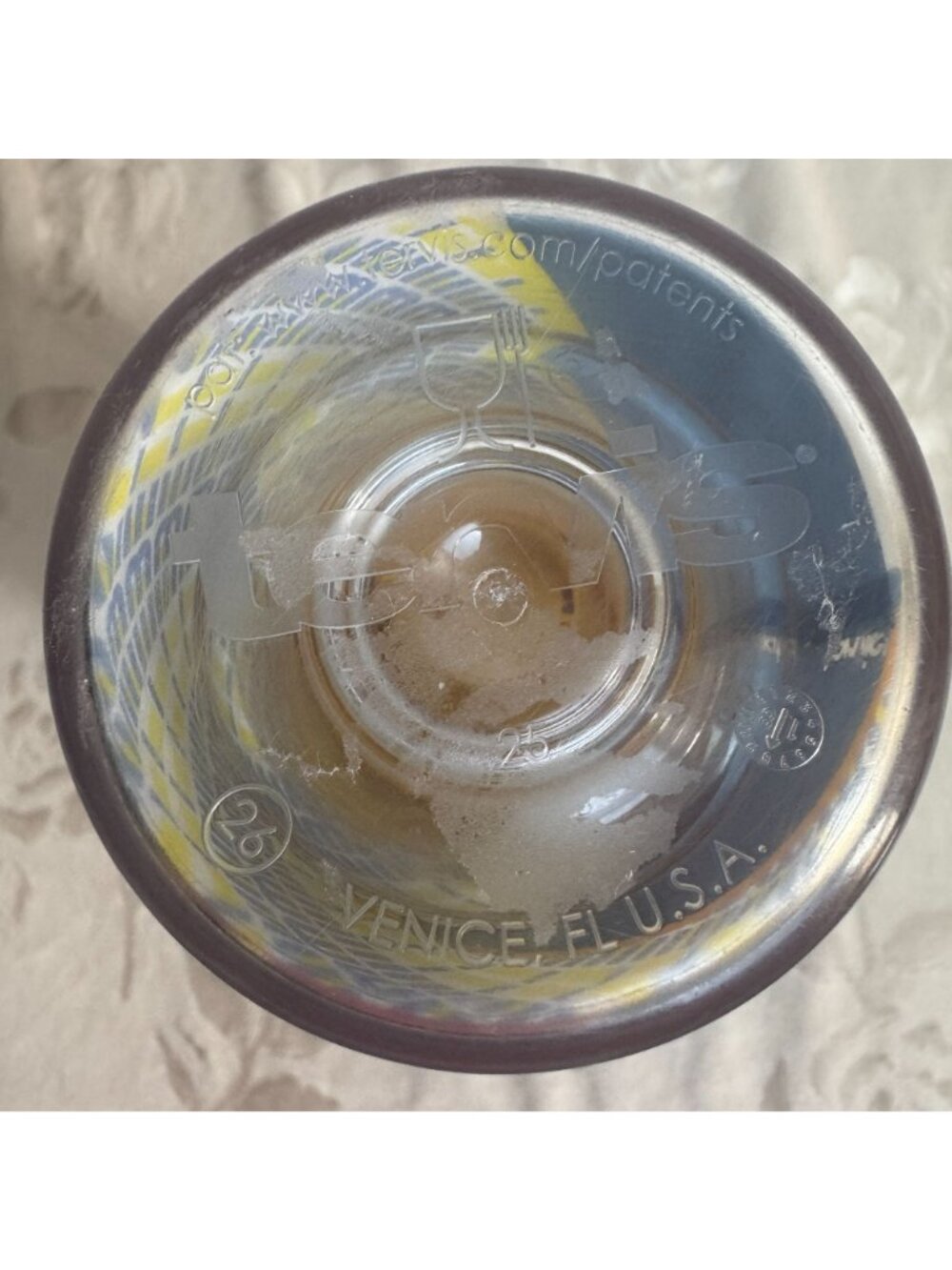 Tervis Disney - Belle Silhouette Insulated Tumbler Wrap and Yellow Lid, 24oz - Picture 5 of 7